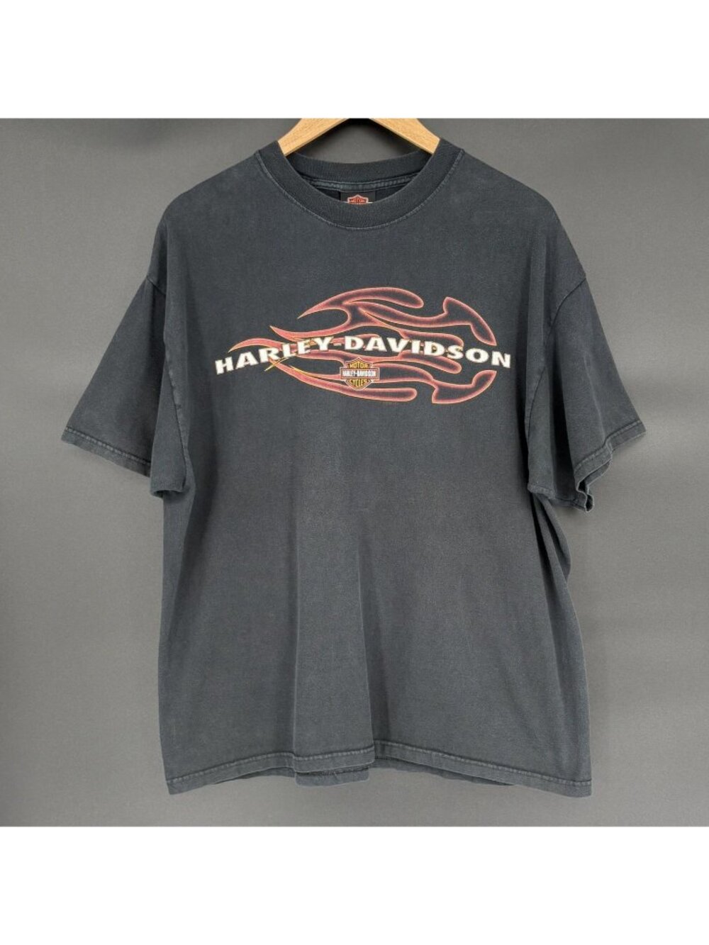Vintage Harley-Davidson Graphic T-Shirt XL Black Made in USA Seattle Downtown